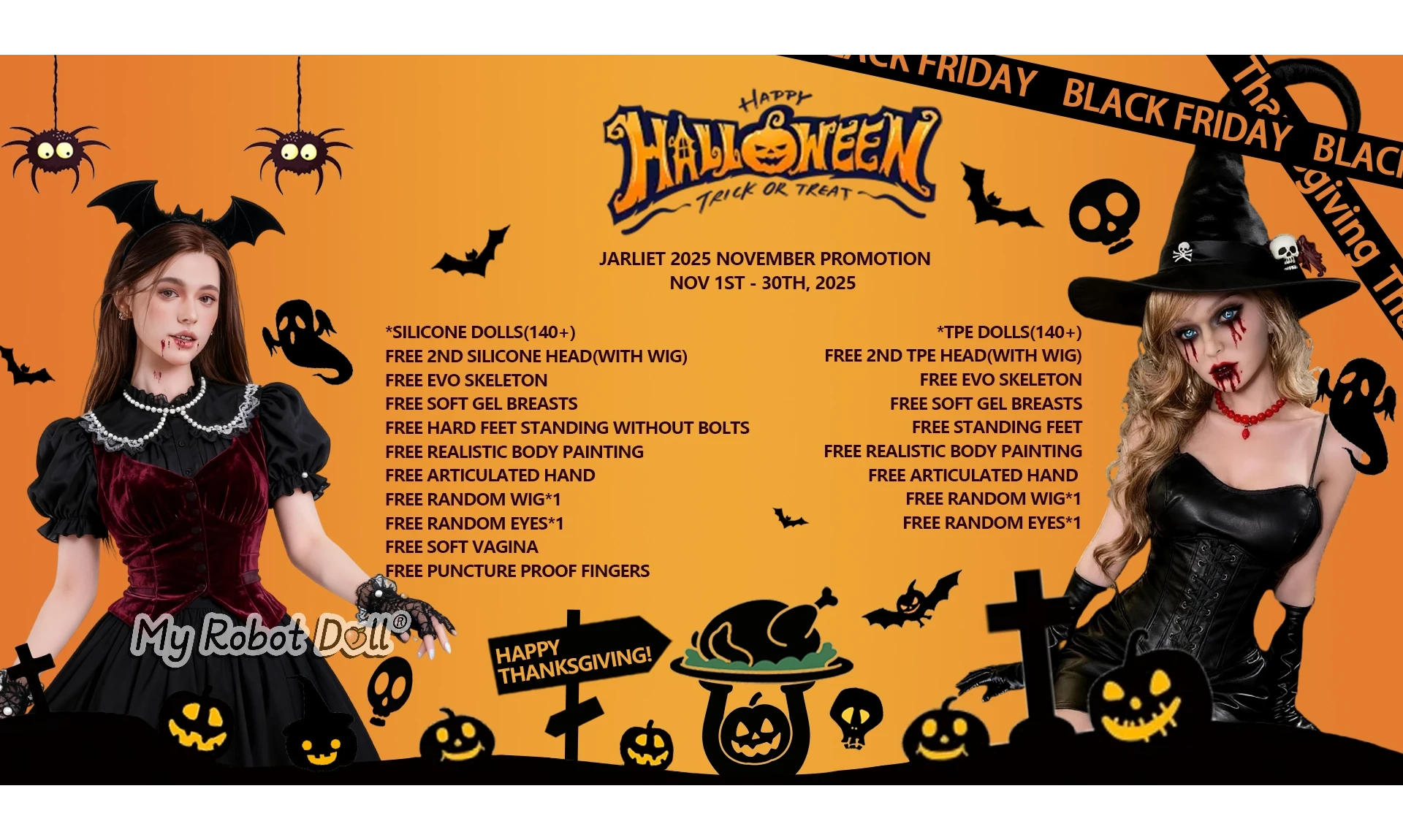 Jarliet Doll promo banner