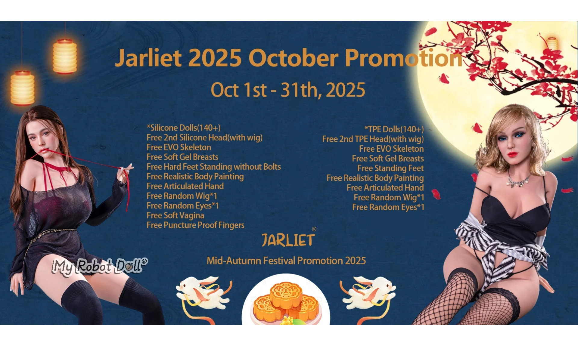 Jarliet Doll promo banner