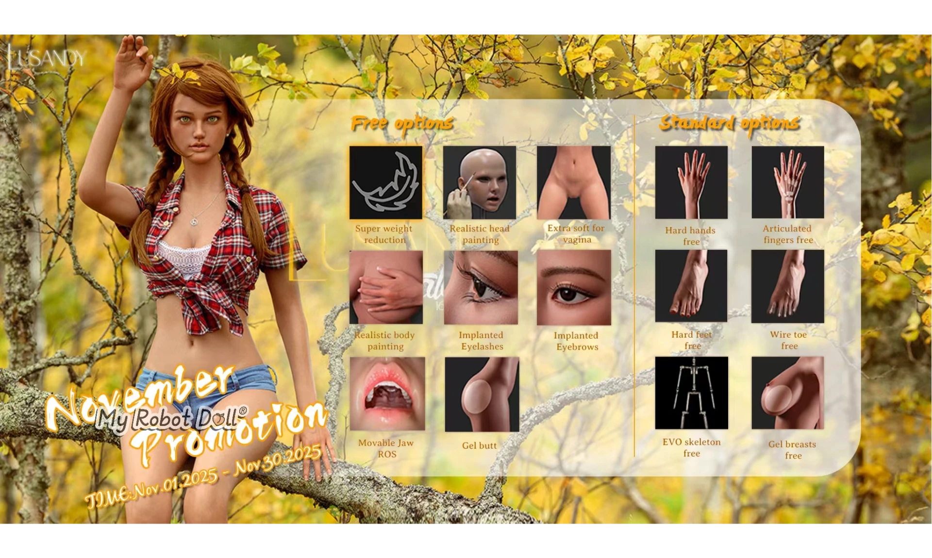 Lusandy promo banner