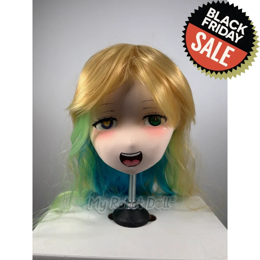 Black November: Happy Doll With Magnetic Mouth &Amp; Eyes + Custom Makeup – Only 1 Available At 50% Off! (Includes Magnetic Mouth Sets) 1 Anime Magnetic Doll Head Happy Doll – 50% Off Black Friday