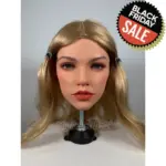 Blonde Silicone Beauty Head Lisa – 50% Off Black November