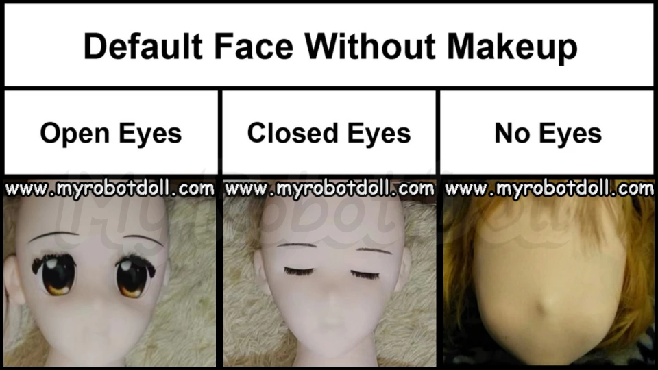 Happy Doll production detail image showing adult-coded styling and workshop finishing, replacing default face imagery
