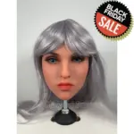 Silver Hair Doll Head Wm #159 – 50% Off Black November
