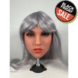 Silver Hair Doll Head WM #159 – 50% OFF Black November
