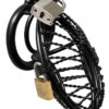 Rimba Male Chastity Device With Padlock 05