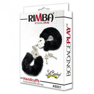 Rimba #8001 - Police Handcuffs with Black Fur