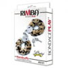 Rimba #8101 - Police Handcuffs With Leopard Printed Fur 2 Rimba Police Handcuffs With Pink Fur 02 1