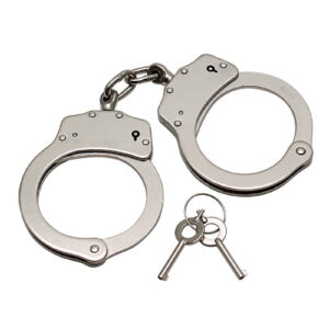 Rimba #7612 - Metal police hand-cuffs, extra heavy