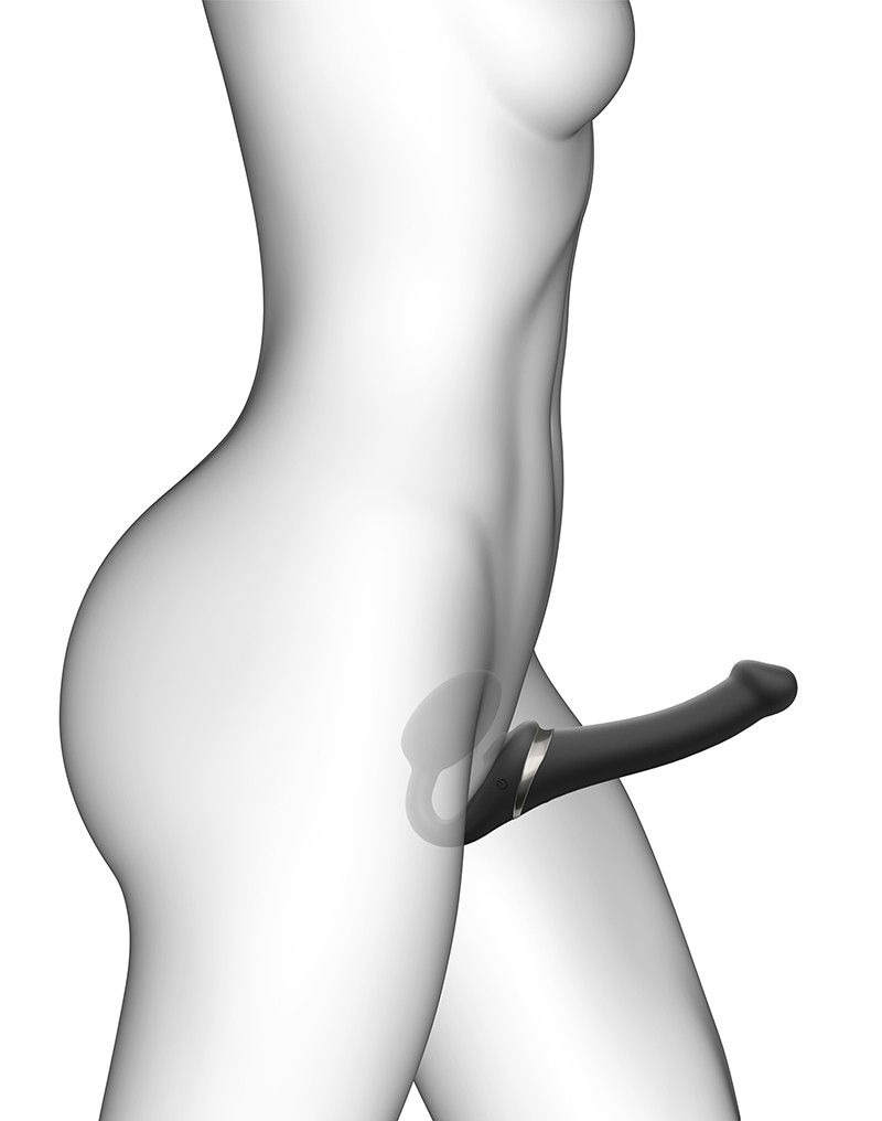 Rimba #5352 - Strap-On-Me - Multi Orgasm - Strap-On Vibrator With Licking Stimulator Size L - Black 9 Rimba #5352 - Strap-On-Me - Multi Orgasm - Strap-On Vibrator With Licking Stimulator Size L - Black - Image 9