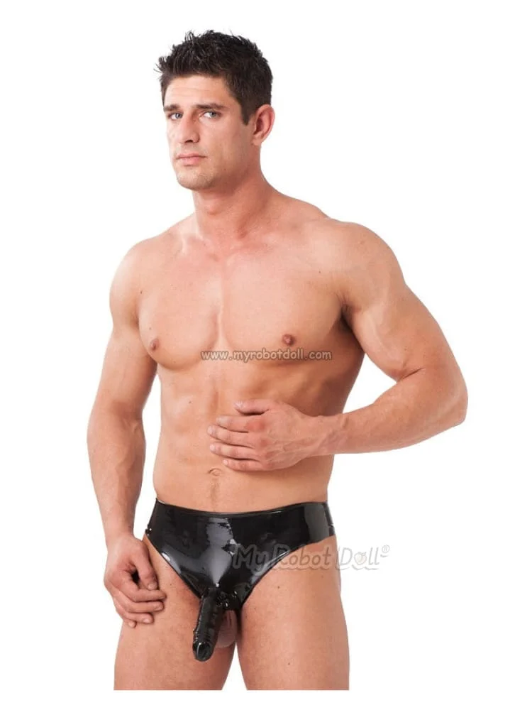 Rimba #9027 - Latex Men's Briefs with Sleeve