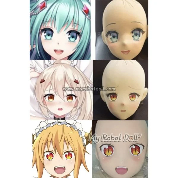 Create Your Female Fabric Anime Face - Sex Doll Heads for Fabric Dolls - Image 4