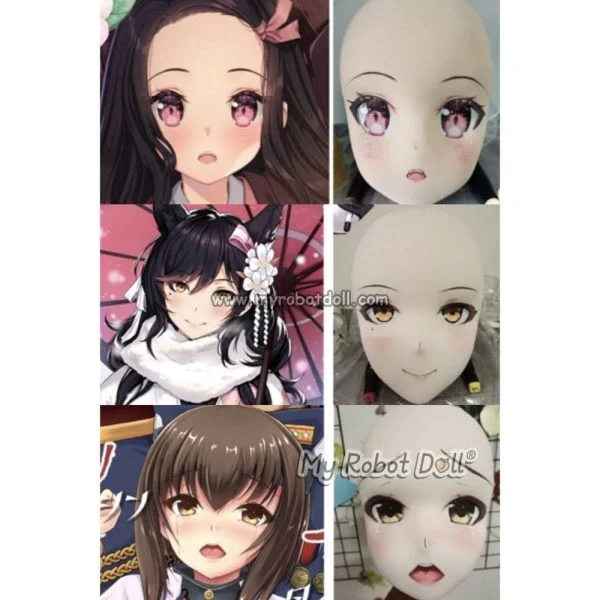 Create Your Female Fabric Anime Face - Sex Doll Heads for Fabric Dolls - Image 2