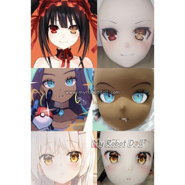 Create Your Female Fabric Anime Face - Sex Doll Heads for Fabric Dolls - Image 5