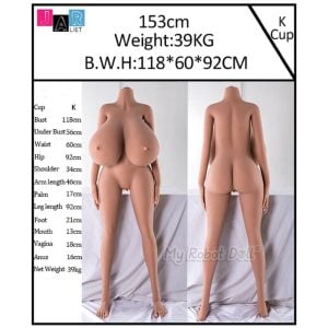 Realistic Sex Doll Cassie Jarliet Doll - 153cm / 5'0 by Jarliet Doll, made with Full TPE, premium female dolls, full-size dolls, sex dolls sex doll.