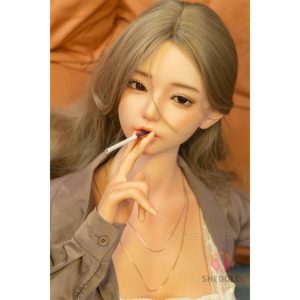 Realistic silicone head tpe body SHEDOLL sex doll featuring Sex Doll Jiangxiaowan SHEDOLL