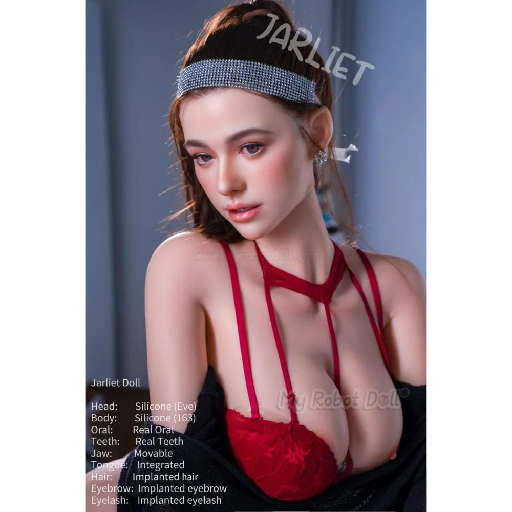 🇺🇸 Sex Doll Ros-Eve Jarliet Doll - 163Cm / 5'4&Quot; Silicone Head Tpe Body With Implanted Hair - In Stock Usa 6 Realistic Silicone Head Tpe Body Jarliet Doll Sex Doll Featuring Sex Doll Ros