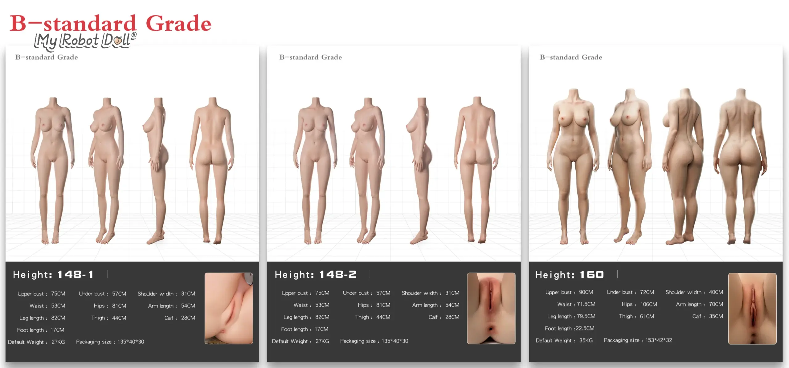 Doll Senior body data chart 1