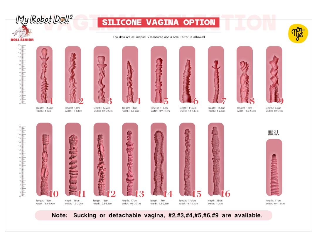 Doll Senior vagina textures