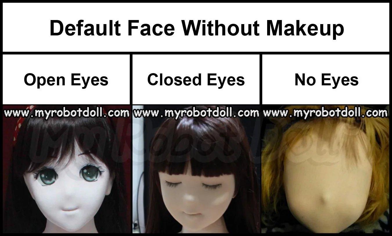 Fabric Love Dolls Default Face Without Makeup