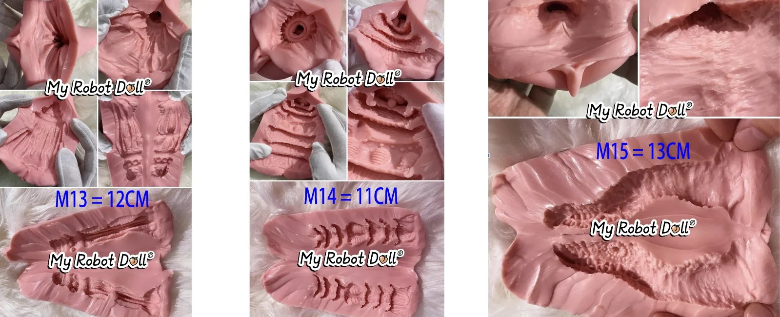 M13, M14, M15 Vagina Insert Textures