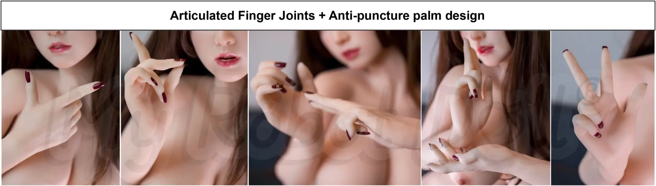 SinoDoll Top-Sino Articulated Finger Joints and Anti-Puncture Palm Design