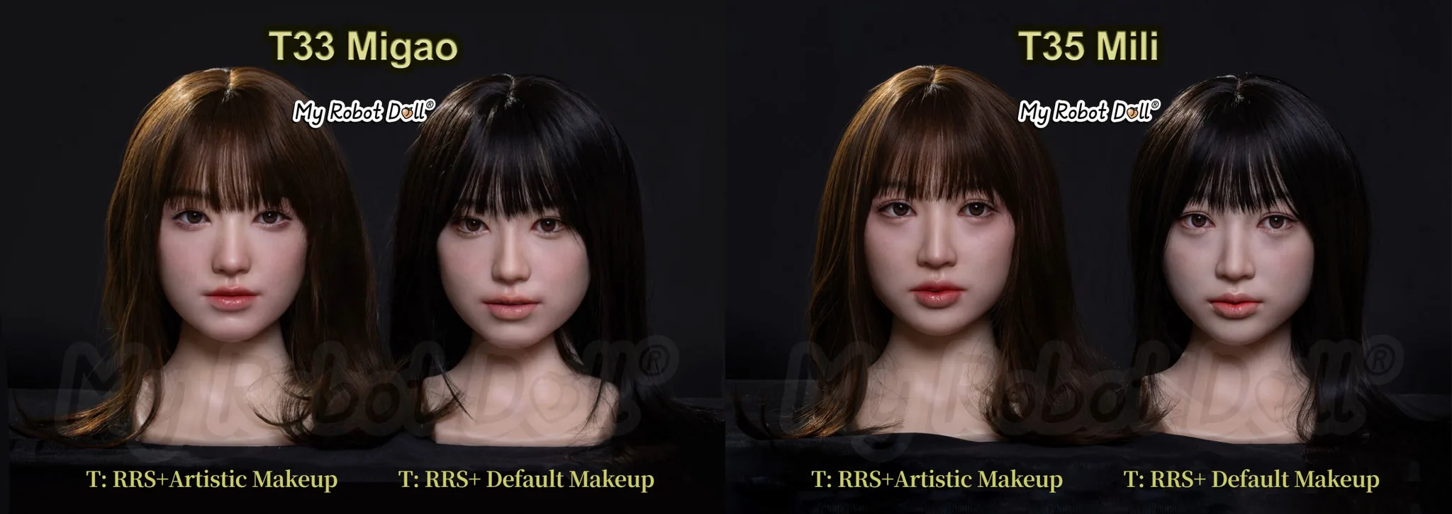 SinoDoll Artistic Makeup vs Default RRS+