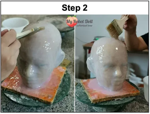 Create The Face Of Your Dreams 9 Step 2: Create The Silicone Head From The Sculpture