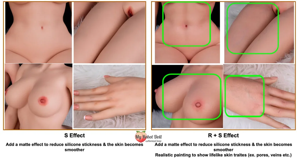 Myrobotdoll.com Sino-Doll Body Realistic And Smooth Painting Effect