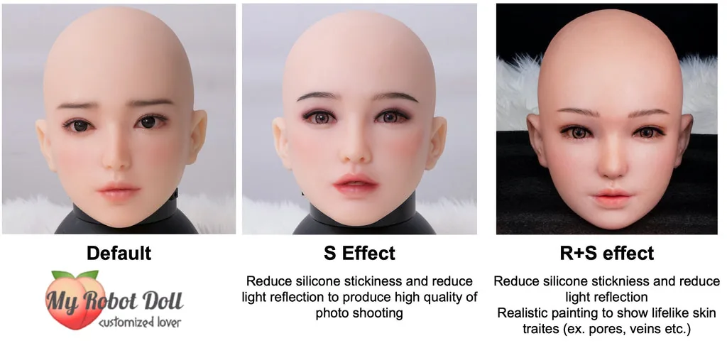 Myrobotdoll.com Sino-Doll Head Realistic And Smooth Painting Effect