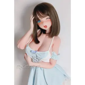 soft anime companion doll Elsa Babe Ichigotani Koi 140cm long brown hair expressive eyes —