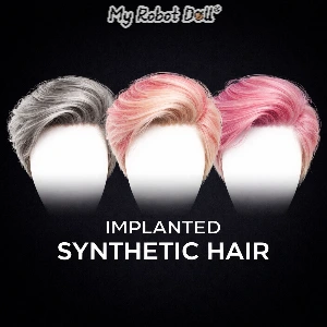 Implanted Synthetic Hair