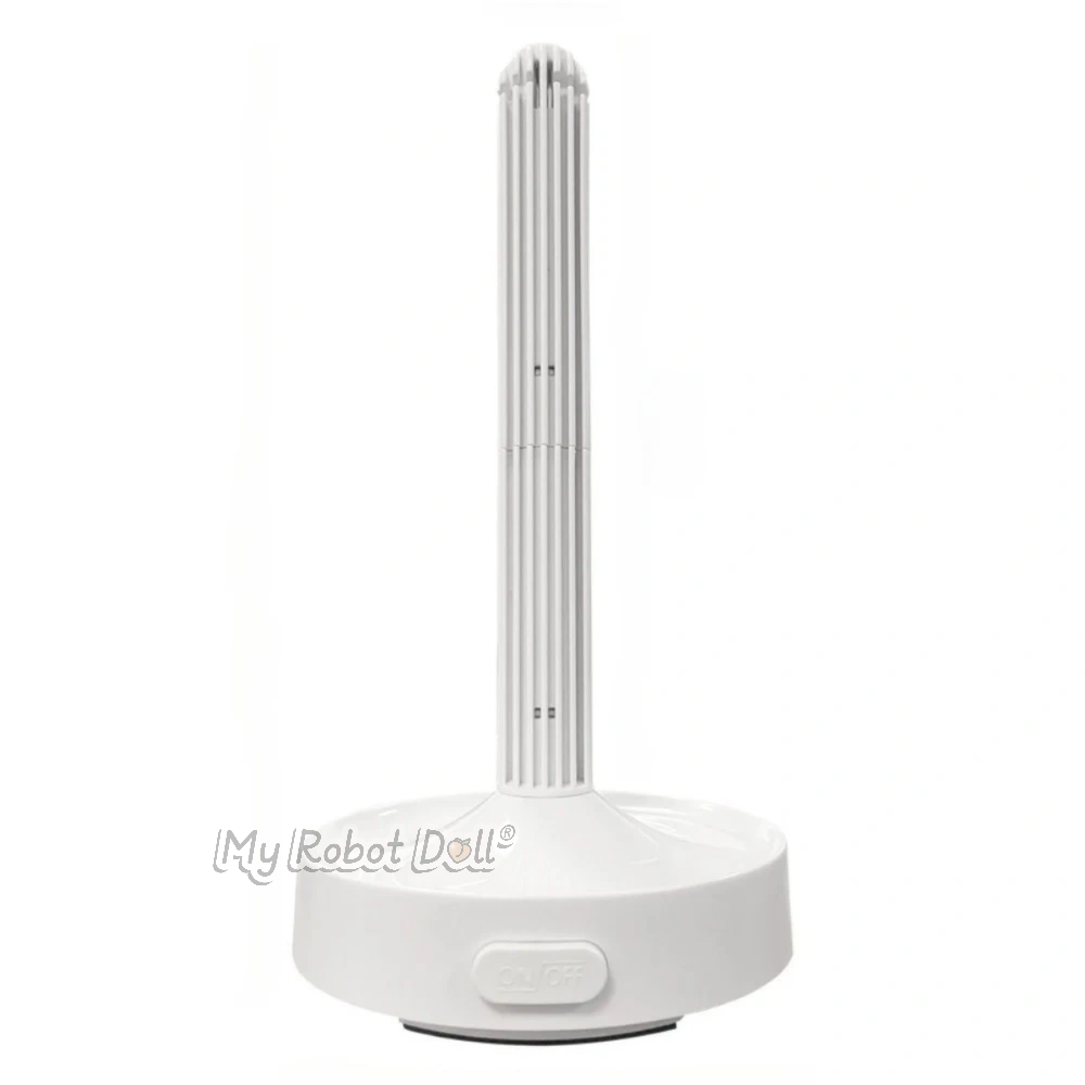 Thermadry 45™ Warm Air Sex Doll Insert Dryer 2 Vaginal Dryer Device White Hygiene Accessory With Vertical Air Column And Base