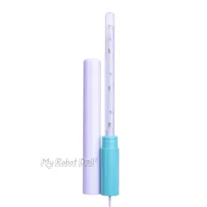 uv germicidal heating rod hygiene tool with protective cover and cylindrical design