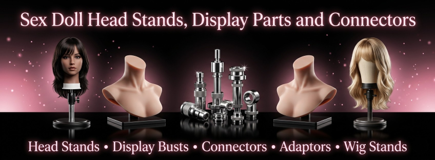 Sex Doll Head Stands, Display Parts and Connectors