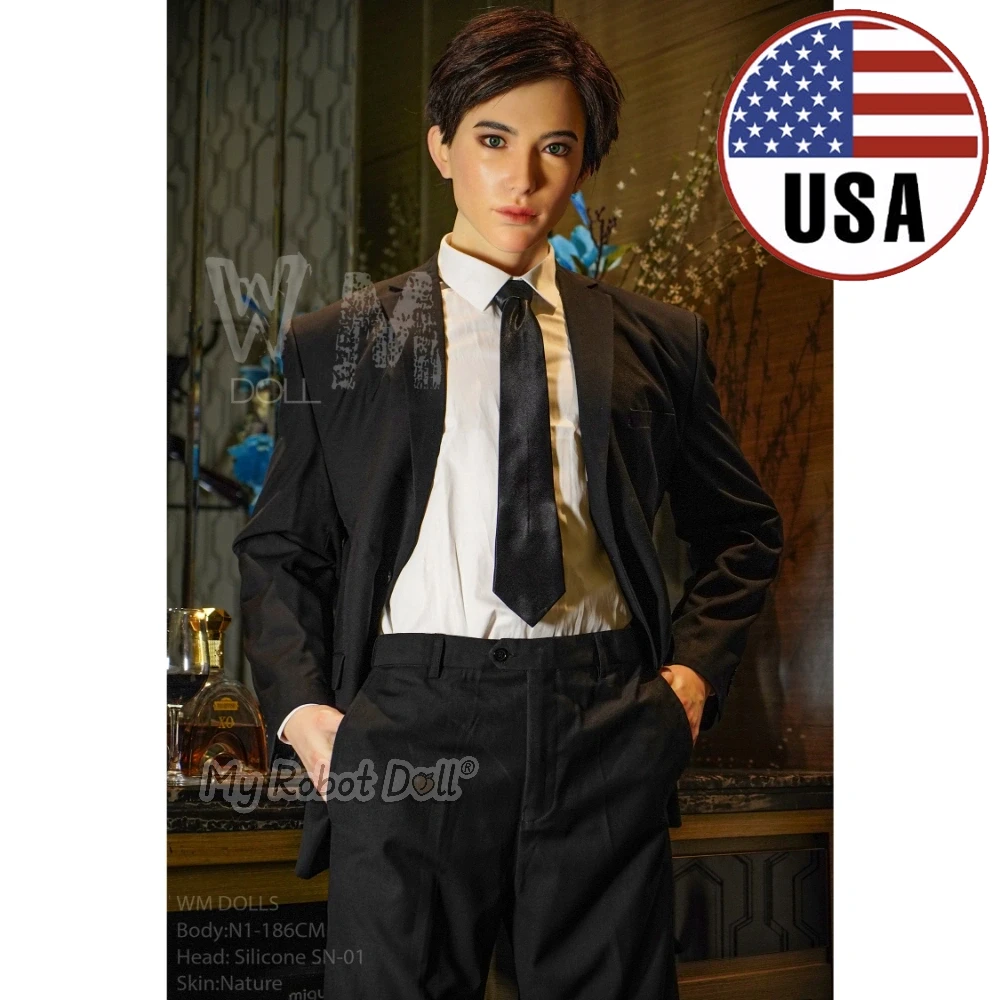 🇺🇸 Sex Doll Ultra Lightweight Series Male Wm Doll Head #M1 - 186Cm / 6'1&Quot; - In Stock Usa 1 Lightweight Male Companion Doll Wm Doll Head M1 186Cm