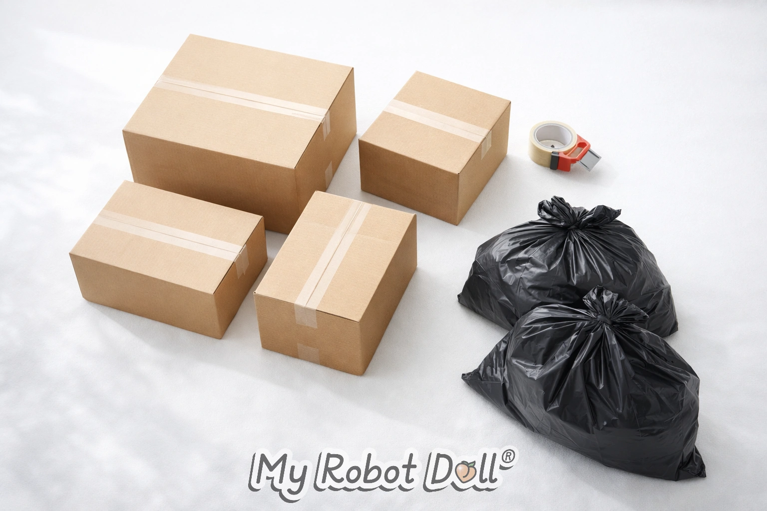 Plain Cardboard Boxes For Discreet Sex Doll Disposal — Private Packaging With No Labels Or Markings