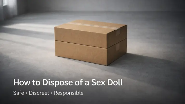 How To Dispose Of A Sex Doll Safely Guide With Box Packaging And Disposal Concept
