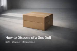 How To Dispose Of A Sex Doll Safely Guide With Box Packaging And Disposal Concept