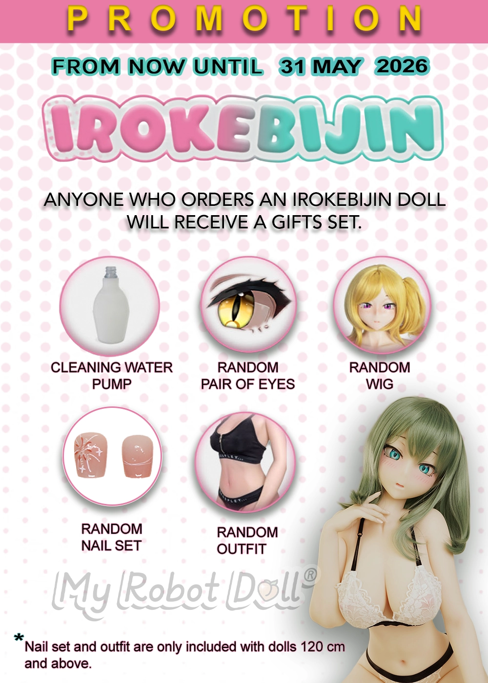 My Robot Doll Homepage Banner Promotion Iroke May Mobile