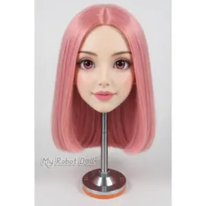 Sex Doll Head Stand metal threaded display stand