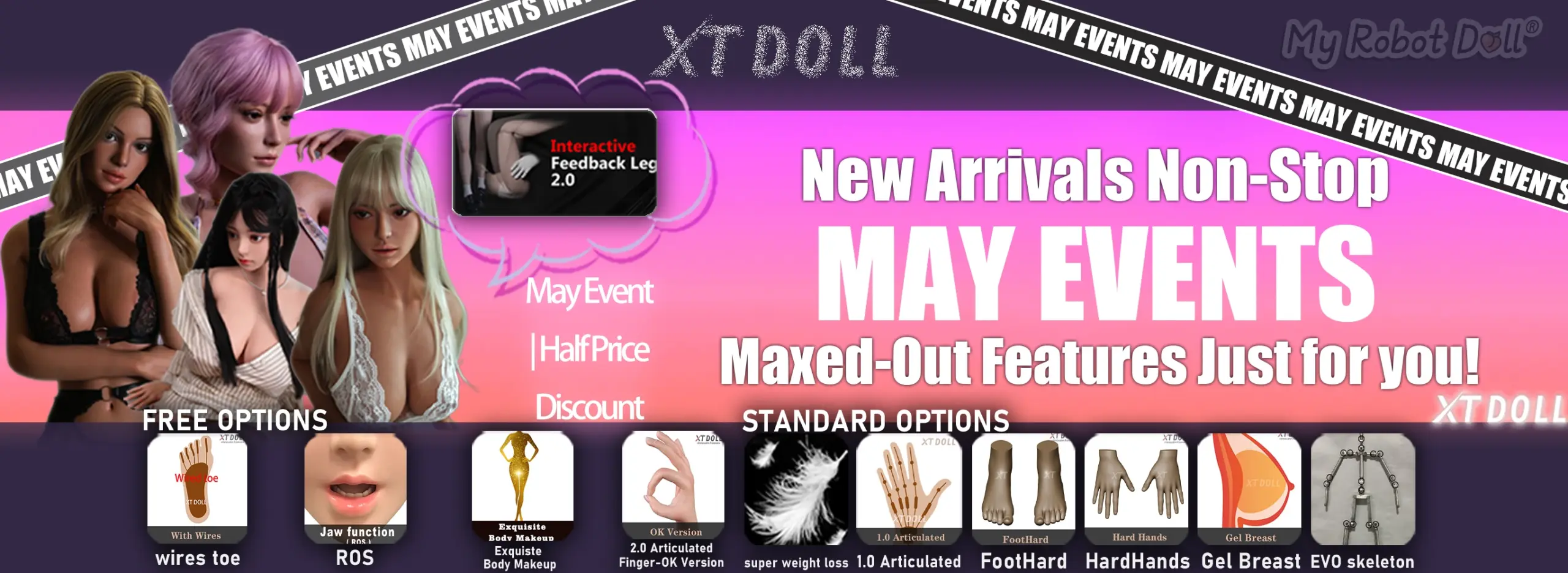 XT Doll promo banner