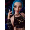 Clm Mo Jinx 70Cm Adult Doll With Blue Hairstyle And Stylized Cosplay-Inspired Body Profile