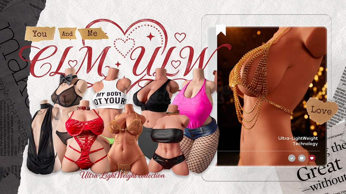 CLM ULW Series Ultra-Lightweight Silicone Sex Dolls and Torsos