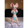 Doll'S Castle Sz16 Bat 98Cm Stylized Bat-Inspired Animal Doll With Large Ears, Fantasy Facial Design, And Slim Body Profile