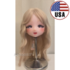 🇺🇸 Sex Doll Head Ahr023 Suwabe Haruka Elsa Babe - Head - In Stock Usa 18 Elsa Babe Suwabe Haruka Doll Head With Blonde Wavy Hair And Anime-Inspired Facial Presentation