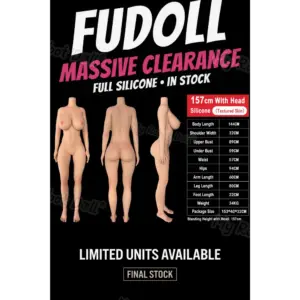🇺🇸 Sex Doll ROS Head #A4-Lisa FUDOLL - 157cm / 5'2" Realistic Skin Texture (Natural) - In Stock USA