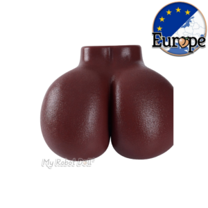 MRL Pandora 18cm adult butt doll with rich brown tone, rounded rear shape, and realistic sculpted texture