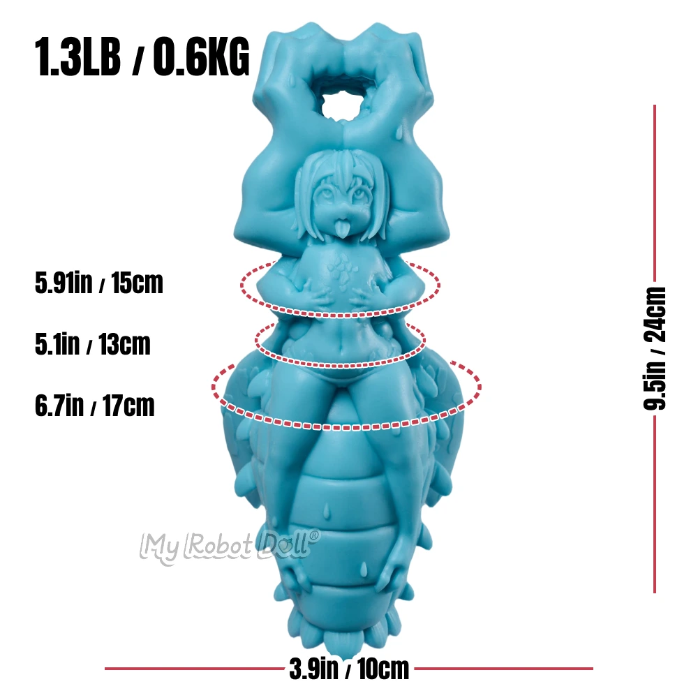 Mrl Sex Doll Cteno Max 24Cm / 9.5&Quot; Full Silicone 2 Mrl Sex Doll Cteno Max 24Cm / 9.5&Quot; Full Silicone - Image 2