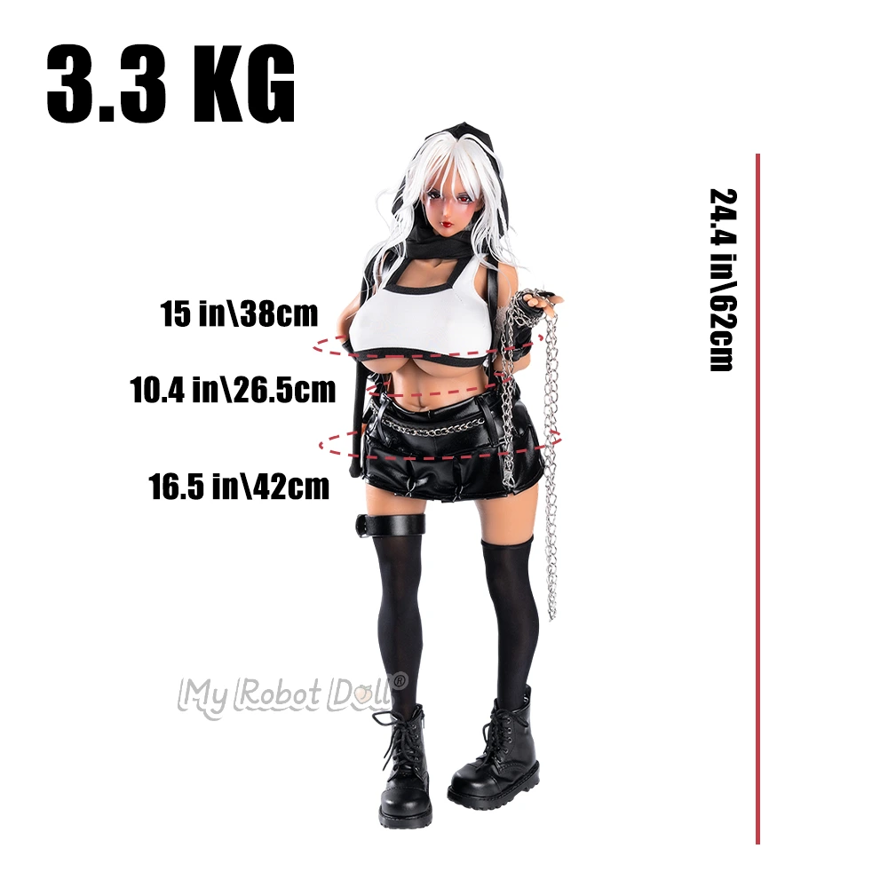 Mrl Sex Doll Raven 3.0 62Cm / 2'0&Quot; Full Silicone 2 Mrl Sex Doll Raven 3.0 62Cm / 2'0&Quot; Full Silicone - Image 2