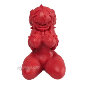 MRL ThermoALTAR 21cm red fantasy figure with sculpted armored body and stylized monster design